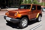 Especificaciones de coches y el consumo de combustible para Jeep Wrangler