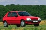 caractéristiques automobiles et la consommation de carburant pour Peugeot 205