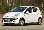 Especificaciones de coches y el consumo de combustible para Nissan Pixo